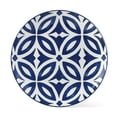 thumbnail image 1 of Mainstays Glazed Blue pattern Round Stoneware Dinner Plate, 10.5”, 1 of 5