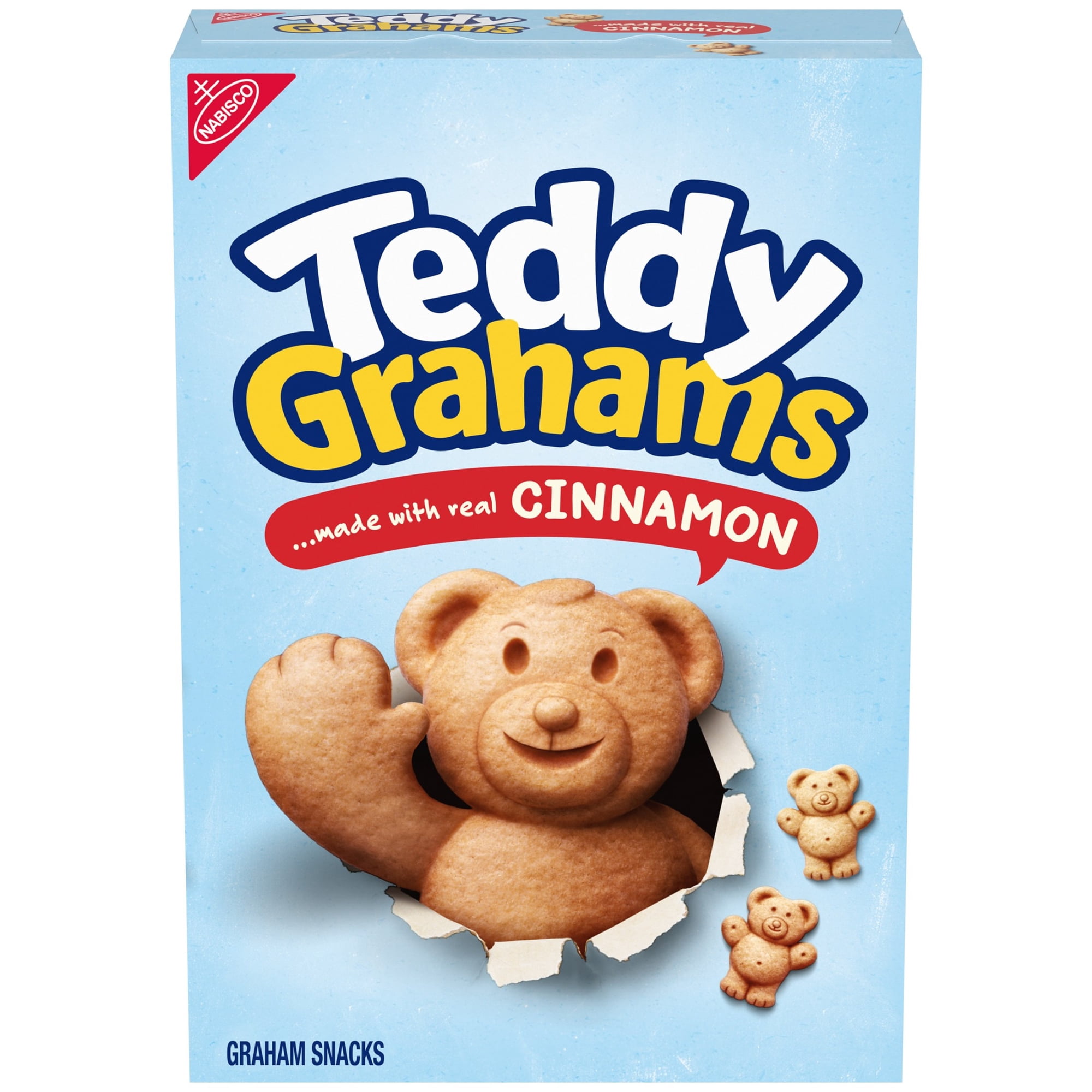 TEDDY GRAHAMS Cinnamon Graham Snacks, Kids Snacks, 10 oz