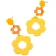 thumbnail image 3 of Flower Dangle Earrings for Women Lightweight Drop Earrings with Floral Design, Stylish Statement Jewelry for Any Occasion, 3 of 5