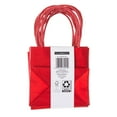 thumbnail image 2 of Holiday Time Red Holographic Square Gift Bags, 6 Count, 2 of 3