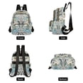thumbnail image 4 of FORMRS Mini Backpack Purse for Women Quilted Travel Daypack Casual Shoulder Bag, Vibrant Abstract Design, 4 of 7