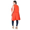 thumbnail image 3 of Chaleco largo de vestir Roman Fashion /Tallas Extras, 1360 (Naranja) naranja 38, 3 of 5