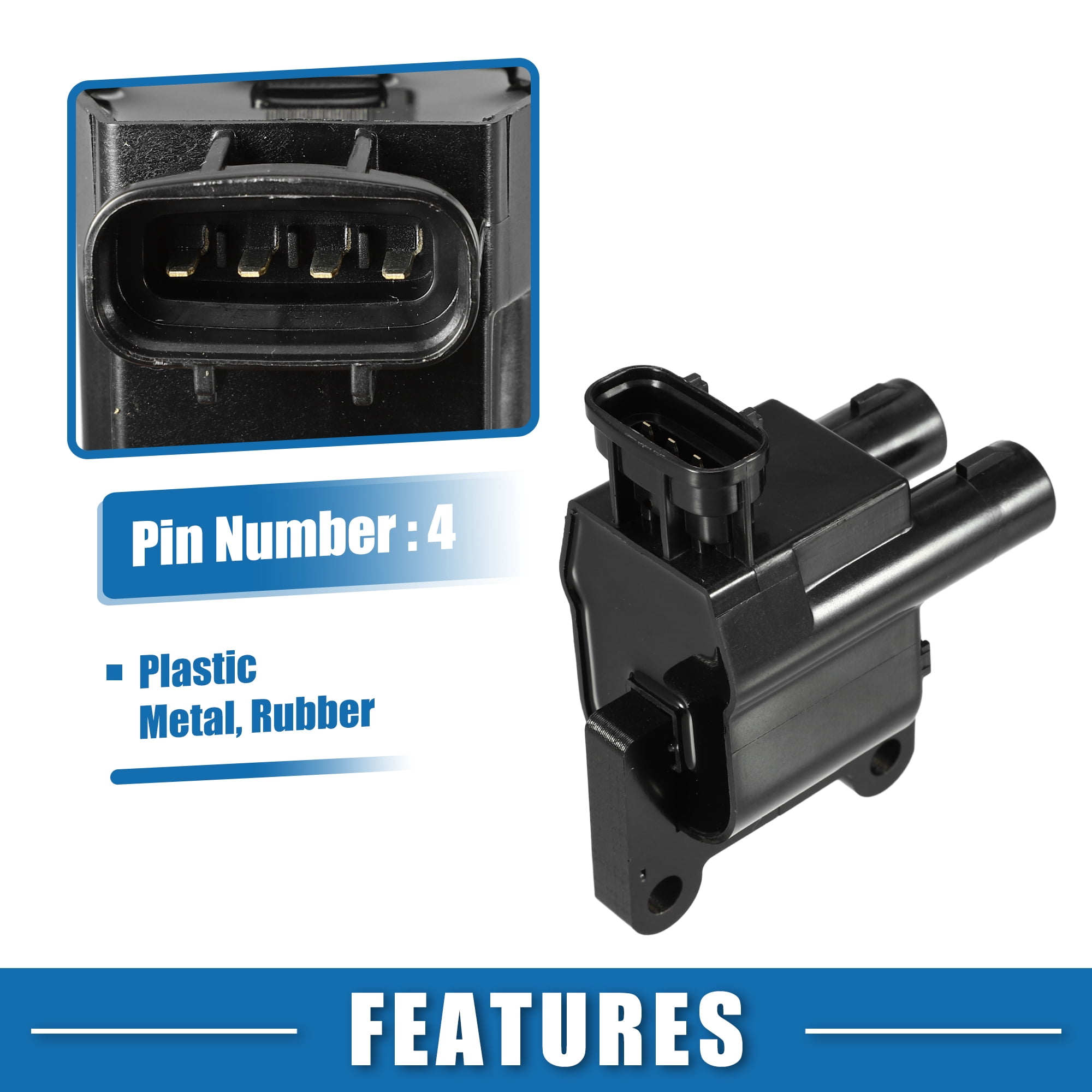 2 Pcs Ignition Coil Pack No.9091902217/9091902218 for Toyota Camry 1997-2001 for Toyota RAV4 1998-2000