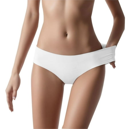 Breathable Non- Solid 5PC Color Sexy Midwaist Ice Silk Underwear Women s Submissive Lingerie Leather