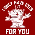 thumbnail image 2 of Men's Toy Story Alien I Only Have Eyes for You  Graphic Tee Red 3X Large, 2 of 5