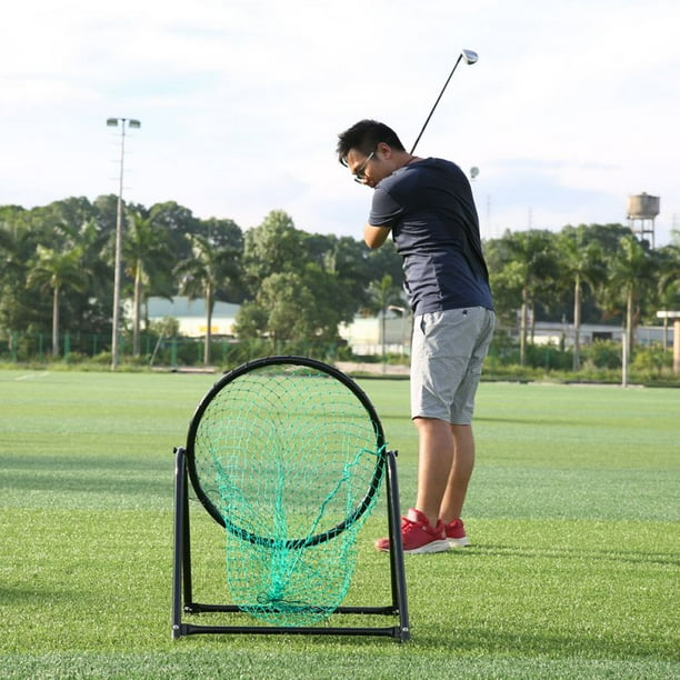 Portable Golf Chipping Pitching Swing Target Practice Net Training Aid