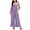 Purple, variant on Tbopshirt Linen Pants Women Plus Size,Womens Fashion Casual Pants Gifts for Women,Solid Pocket Sleeveless Suspender Jumpsuit
