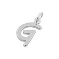 thumbnail image 1 of Capital G Simple Alphabetical 925 Sterling Silver Pendant Jewelry, 1 of 2