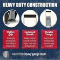 thumbnail image 4 of 16 Oz. Metal Can Crusher, Heavy-duty Wall-mounted Smasher For Aluminum Seltzer, Soda, Beer Cans And Bottles For Recycling - Grey, 4 of 4