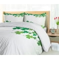 thumbnail image 5 of Ambesonne Clover Duvet Cover Sets, St Patrick's Day Celebration, 2-King, Green Fern Green, 5 of 7