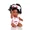 B, variant on A-Waroom Black Doll 12.9 Inch Realistic Soft Silicone Dolls African American Doll Cute Curly Hair Black Doll