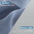 thumbnail image 3 of Cooling Thin Mattress Pad, Queen Size Mattress Topper for Hot Sleepers, with a Deep Pocket Fits 16" Mattresses, Cool Fitted Sheets for Bed, Summer Cooling System, Gray, 60"x80", 3 of 5