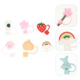 thumbnail image 2 of Miangastore Straw Covers Assorted Color 6Pcs 1.8x1x0.4In, 2 of 8