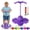 Purple, variant on Balance Jumping Ball, Exercise Ball With Handle, High-Quality, Durable Materials, Silent Design For Indoor Outdoor, Balance, Coordination, And Fitness
