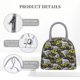thumbnail image 4 of Disketp White Retro Off-Road Vehicle Bolsa Térmica para Almuerzo, Lonchera con Abertura Amplia y Gran Capacidad, Organizador Reutilizable para Mujeres, Hombres y Adultos, 4 of 6