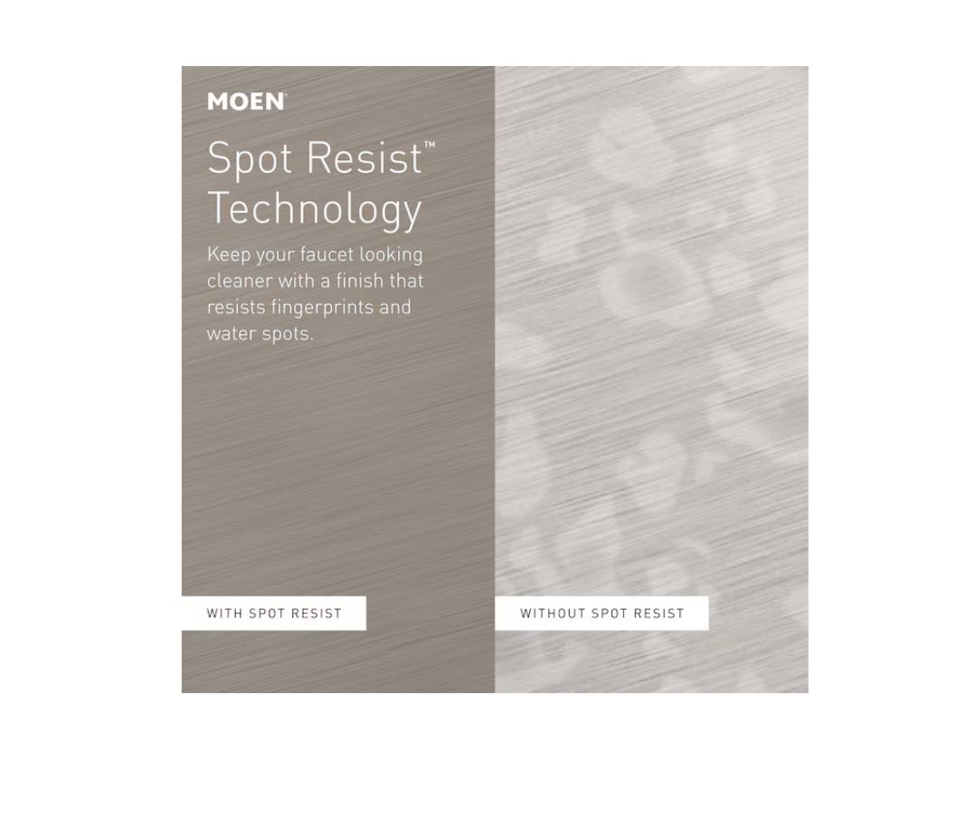 Moen Rinza Spot Resistant Nickel Single-Handle Posi-Temp Tub & Shower Faucet