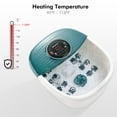 thumbnail image 4 of MaxKare Foot Spa Bath Massager with Heat, Bubbles, and Vibration, Digital Temperature Control, Foot Soak Rollers, Green, 4 of 8