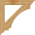thumbnail image 3 of Ekena Millwork 6"W x 46"D x 46"H Imperial Traditional Rough Sawn Bracket, Western Red Cedar, 3 of 4