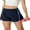 02 Navy Blue, variant on Cueply Women's Workout Shorts Pleated Running Athletic Gym Shorts with Liner Quick Dry