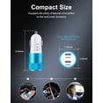 thumbnail image 2 of USB C Car Charger Adapter,AILKIN 2PACK 60W PD3.0 USB Type C Car Charger for iPhone Fast USB Dual Port Car Cigarette Lighter Socket,Blue, 2 of 5