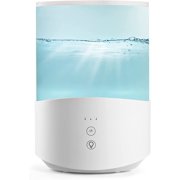 Humidifier, Top Fill Humidifier 2.5L with 7 Night Lights, Diffuse Humidifier with 30h Runtime, 24dB Whisper Quiet Essential Oil Humidifier for Bedroom, Baby, Office
