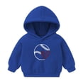 thumbnail image 2 of Sudadera de forro polar Honeeladyy para niños, suave, con estampado navideño, cálida, de manga larga y cuello redondo, con capucha, para niños y niñas, #Kd-Regalos de cumpleaños, 2 of 7