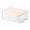 Beige L, variant on KGJQ Refrigerator Storage Box, with Lid, Clear Stackable Food Container, Microwave Safe Odor Resistant Freshness Keeper, for Fridge Organization