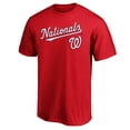thumbnail image 2 of Men's Red Washington Nationals Team Lockup T-Shirt, 2 of 3