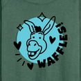 thumbnail image 3 of Shrek - Waffles Donkey - Women's Lightweight French Terry Long Sleeve Shirt, 3 of 5