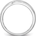 thumbnail image 2 of 10K White Gold Complete Diamond Trio Men's Wedding Band (Size 10) Made In India rm3165b-g-003-0waa, 2 of 5