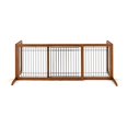 thumbnail image 2 of Richell USA 94136 Freestanding Pet Gate Large - Brown, 2 of 3