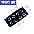 thumbnail image 6 of Trendy Punk Headbands With Wide Elastic Band And Hollow Eyelets Hair Accessories, 6 of 10
