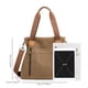 thumbnail image 2 of Bolso tipo cartera a la moda para mujer, bolso de lona de gran capacidad con múltiples bolsillos para mujer, bolso para exteriores, 2 of 5