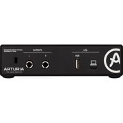 Arturia MiniFuse 1 Portable Single Input USB-C Audio Interface, Black
