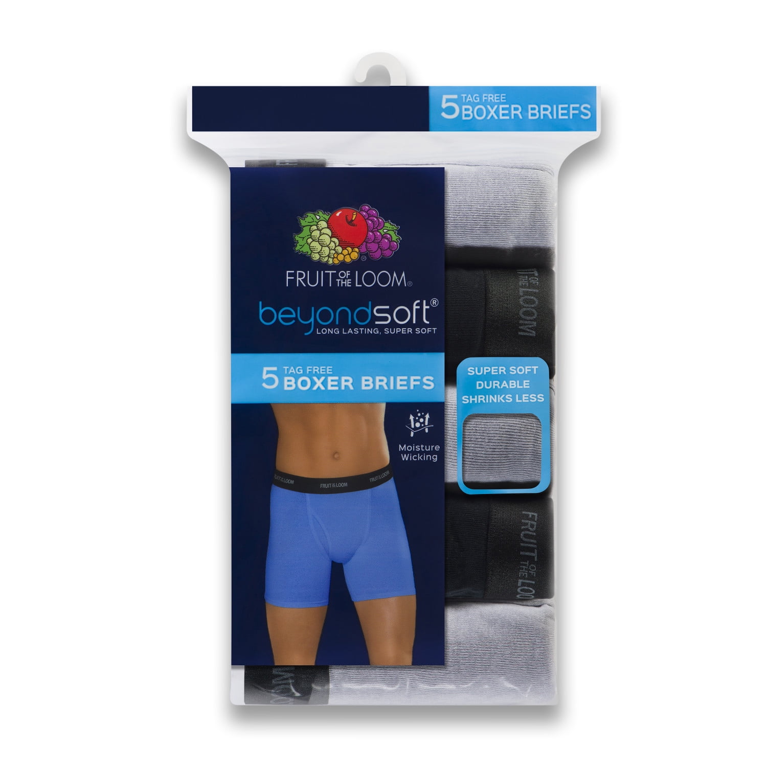 Fruit of the loom store beyond soft boxer briefs