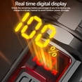 thumbnail image 4 of ABS Zoom Flashlight Digital Display Outdoor Emergency Strong Light Portable Rechargeable Flashlight, 4 of 8