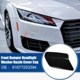 thumbnail image 2 of Unique Bargains Front Right Bumper Headlight Washer Nozzle Cover Cap Black Fit for BMW 328i 2011-2013, 2 of 6