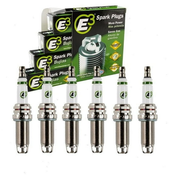 6 pc E3 Spark Plugs compatible with Lexus ES350 3.5L V6 2007-2022