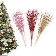 thumbnail image 2 of Decoración de árbol de Navidad, adornos de tallo de bayas con purpurina Artificial, rama de purpurina, suministros para fiestas de boda y vacaciones en casa, 12 Uds., 2 of 4