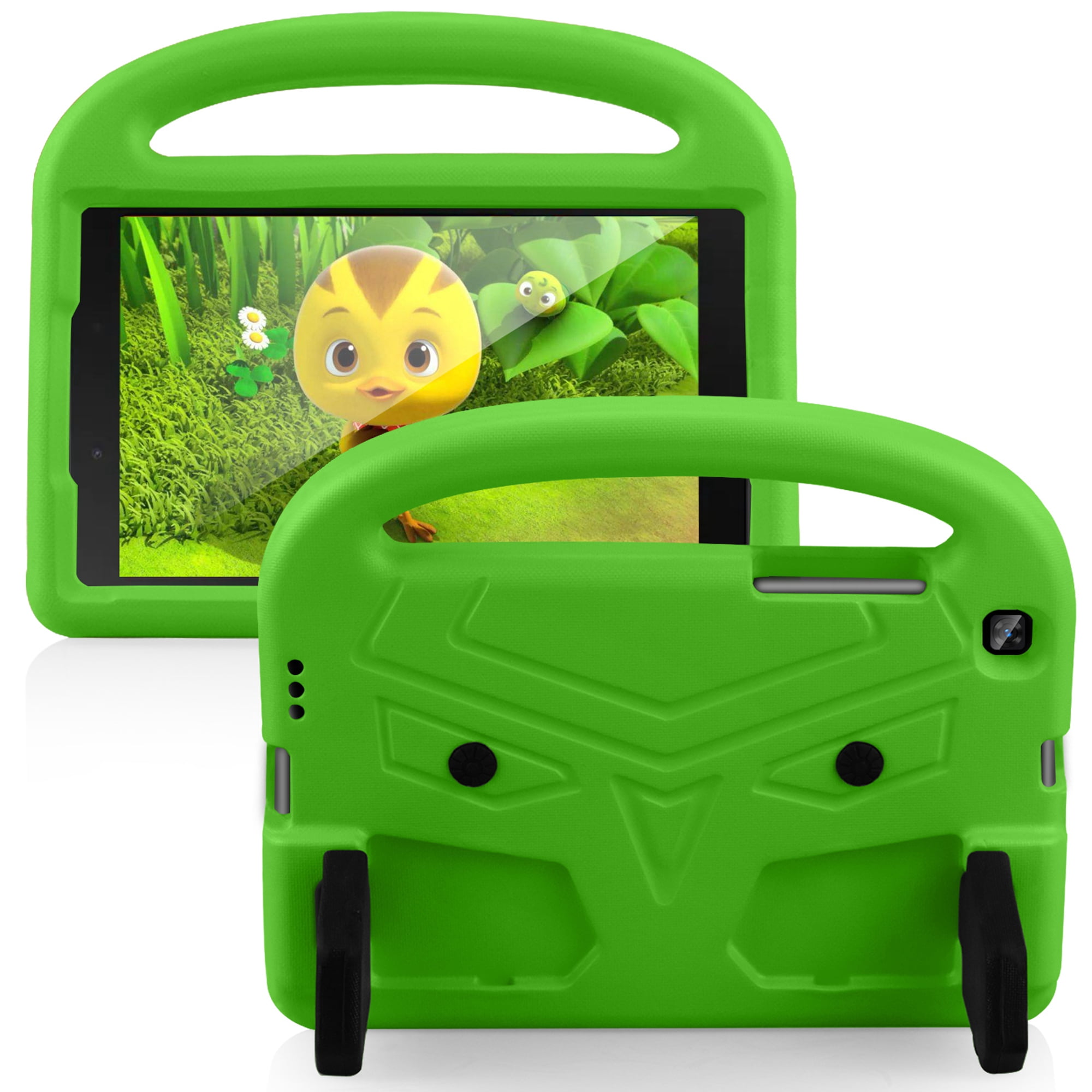 Dteck for Samsung Galaxy Tab A 8.0 inch 2019 Model Tablet Case For Kids,EVA Foam Lightweight Shockproof Handle Kickstand Protecitve Shell Cover For Galaxy Tab A 8.0 SM-T290 T295 2019 Release, Green