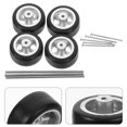 thumbnail image 2 of Miangastore Jouet Voiture Rc Pneus Métal Argenté 1 Ensemble 4 Roues 0.43x0.43x0.20 Po, 2 of 8