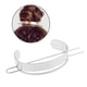 thumbnail image 5 of Jaula para moños con parte superior redonda, soporte para moños, pasador para el cabello, horquillas para el cabello, pinza para el cabello Plata, 5 of 8