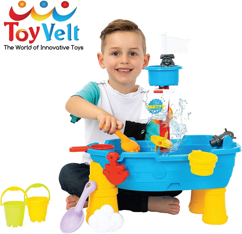 Boys Girls Sand&Water Table Sandbox Sand Toys Creative Sand Tools Kit Sand Molds Beach Bucket as shown Baby Play Water Sand Tools for Children Birthday Gift Parent-child Toys Clearance Sale Kids Beach Toy Set