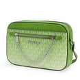 thumbnail image 5 of Michael Kors Women's Jet Set Large Ombré Signature Top Zip Logo Crossbody Bag (Jungle Green), 5 of 6