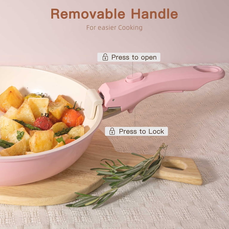 Astercook 1PCS Detachable Handle for Cookware, Universal Removable
