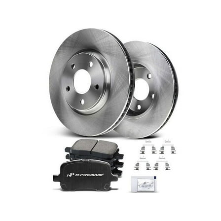 Front Brake Pad and Rotor Kit 6 - Compatible with 2004 - 2012 Chevy Malibu 2005 2006 2007 2008 2009 2010 2011