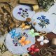 thumbnail image 2 of 30 piezas de malla transparente de organza con purpurina, mariposas, decoraciones artesanales para bodas, fiestas, mesas, manualidades, decoración para ocasiones especiales, 2 of 8