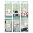 thumbnail image 5 of Green Flowers Tie Up Curtains for Windows 63 Inch Length Balloon Curtains Kitchen Adjustable Balloon Window Shade Rustic Botanical Floral Leaves Plants Tie Up Valance Bathroom Curtain Window 42"x63", 5 of 6
