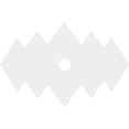 thumbnail image 2 of 22"W x 14 5/8"H x 3"ID x 6 3/4"C x 1"P Zoe Architectural Grade PVC Contemporary Ceiling Medallion, 2 of 7