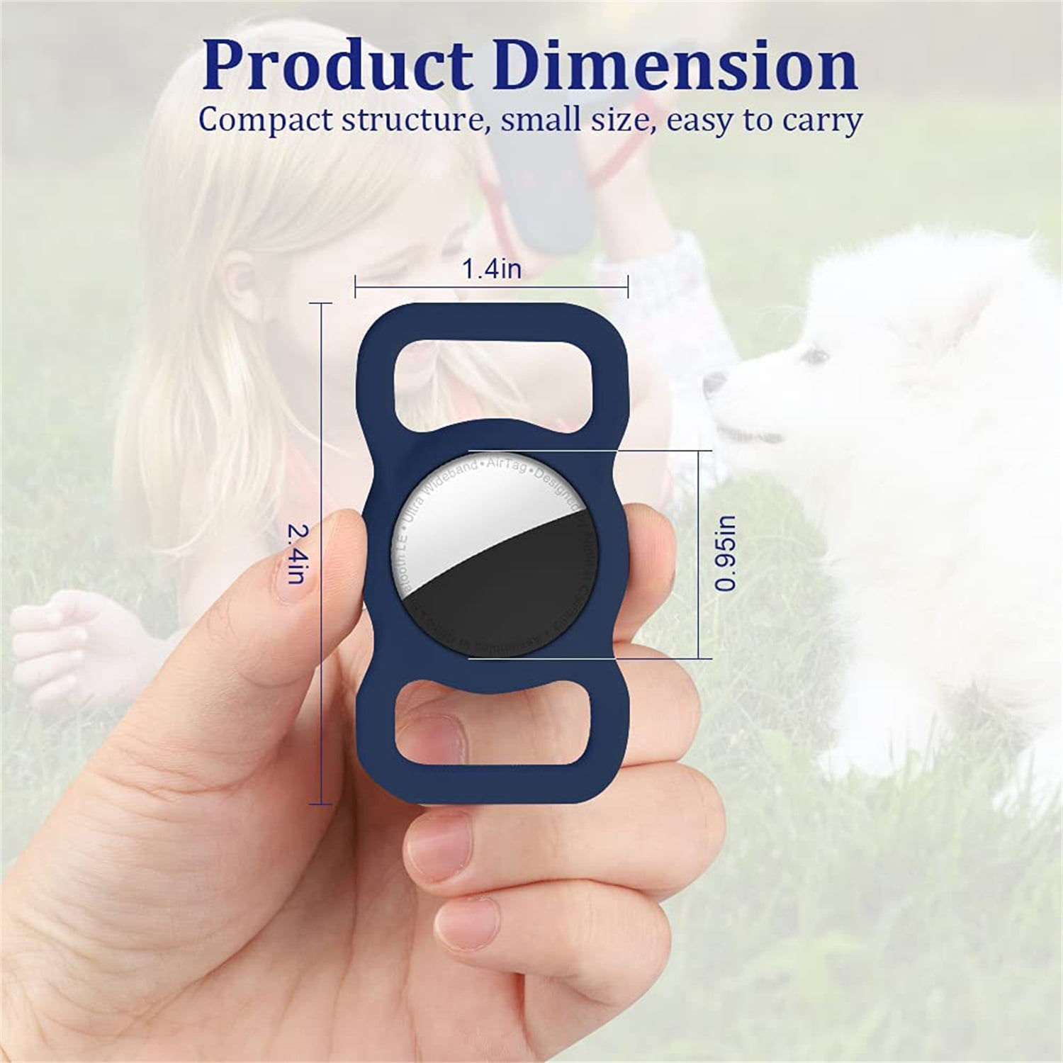 Pefilos Silicone Case Compatible with Airtag Dog Collar Holder for Tags, Protective Cover for Pet Strap Band, Slide On Sleeve Compatible with Apple Airtag Dog Collar Holder for Small Dogs Pefilos Silicone Case Compatible with Airtag Dog Collar Holder for Tags, Protective Cover for Pet Strap Band, Slide On Sleeve Compatible with Apple Airtag Dog Collar Holder for Small Dogs